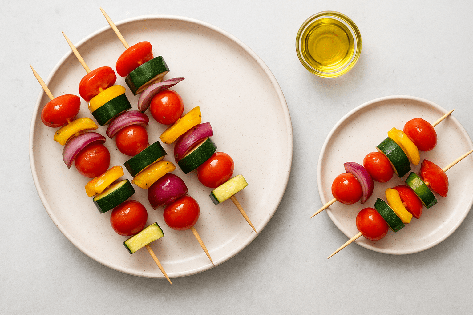 Овочеві шашлики: легкий та яскравий рецепт від Світлани Фус Овочеві шашлики