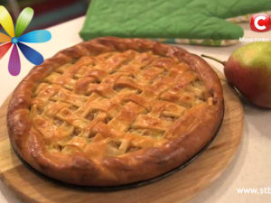 Баскский пирог с грушами
