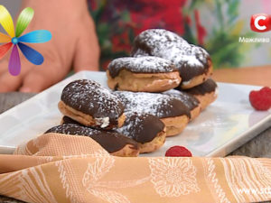 Диетические эклеры для любителей сладкого: рецепт