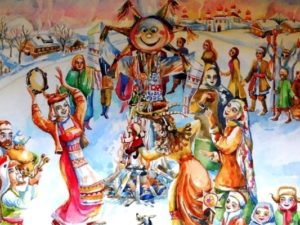 Ворожіння на млинцях на Масляну