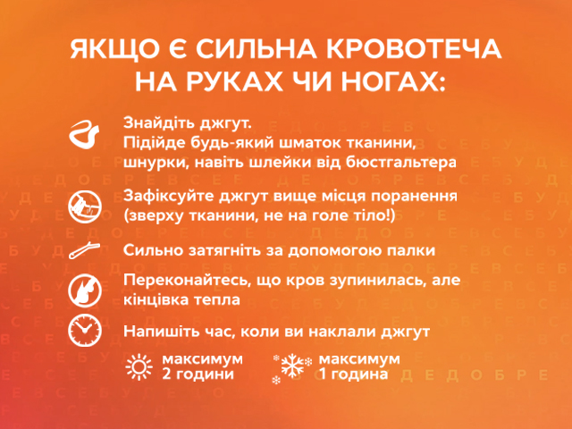 Что делать, если вы увидели на улице раненого, и как ему помочь, рассказывает Надежда Матвеева Надійні поради - допомога пораненому