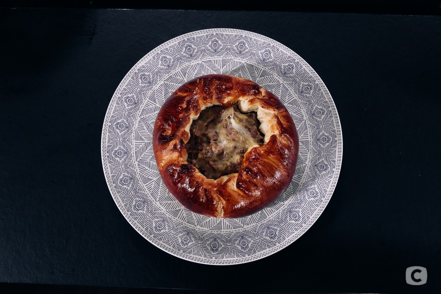 Кныш с мясом и Львовский сырник от Евгения Клопотенко