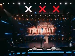 Анастасія Іл’їна та Дмитро Баїн – метання ножів на «Україна має талант» 2026 Фото 8 до: Анастасія Іл’їна та Дмитро Баїн на Україна має талант 2026