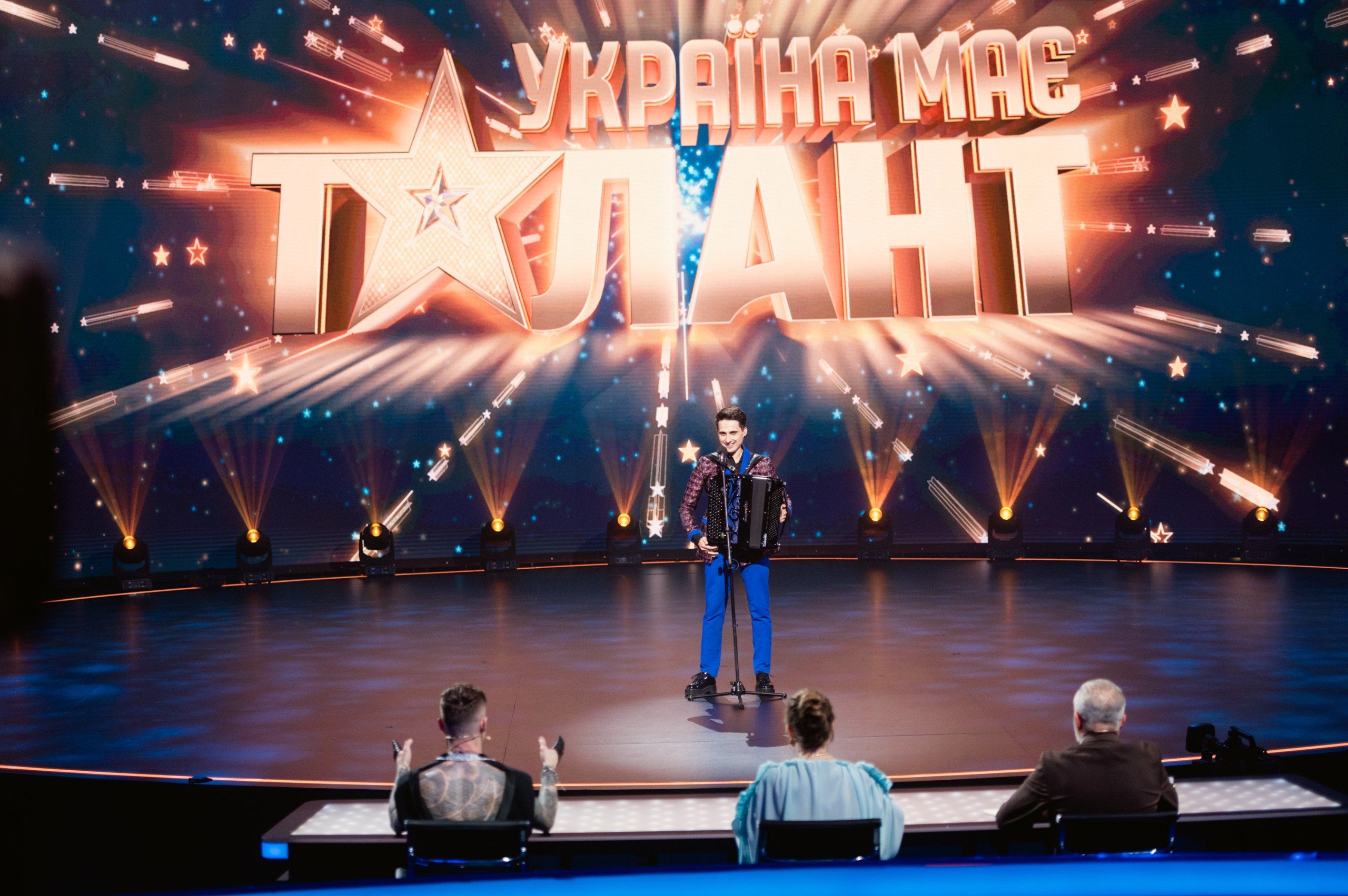 Костянтин Кукушкін – гра на акордеоні на «Україна має талант» 2026 Фото 1 до: Костянтин Кукушкін на Україна має талант 2026