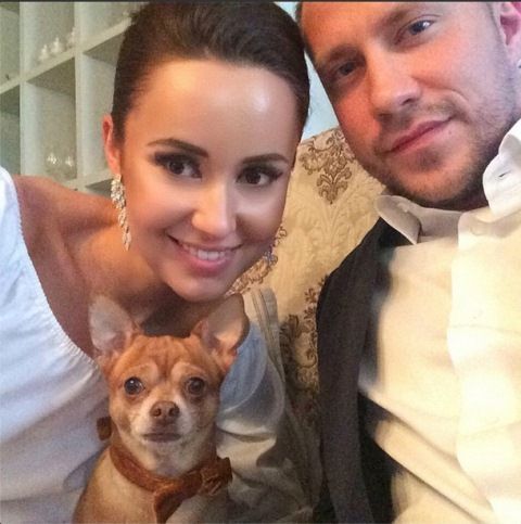 Домашні улюбленці зірок СТБ (фотопідбірка) Яна Станишевская свадебное фото