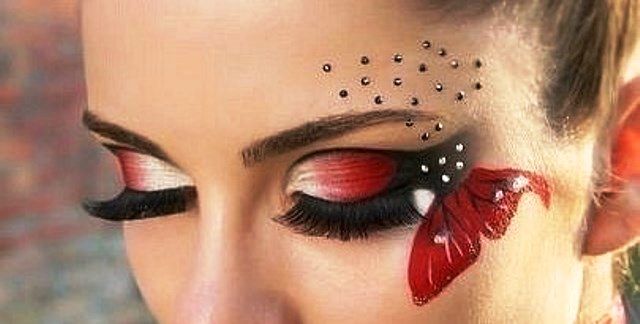 Красивый и стильный макияж для глаз! 18 креативных идей 15-макияж