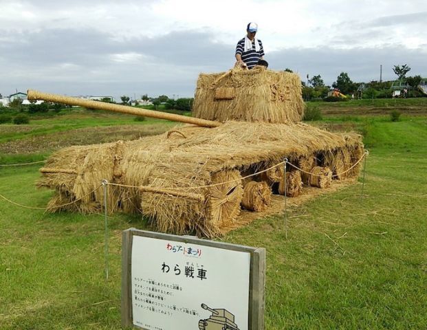 15 невероятных скульптур из стога сена 5-скульптура