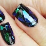 дизайн-ногтей-битое стекло