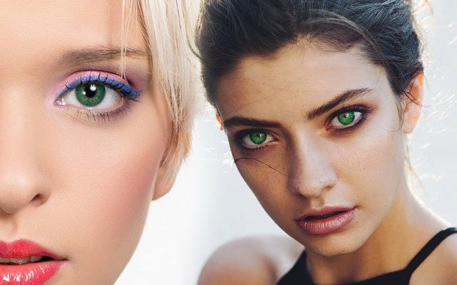 макияж на последний звонок для зеленых глаз
