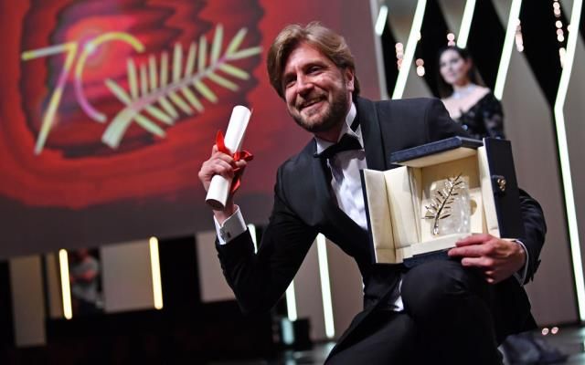 during the Closing Ceremony of the 70th annual Cannes Film Festival at Palais des Festivals on May 28, 2017 in Cannes, France.