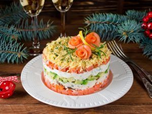 салаты на новый год 2018 - фото