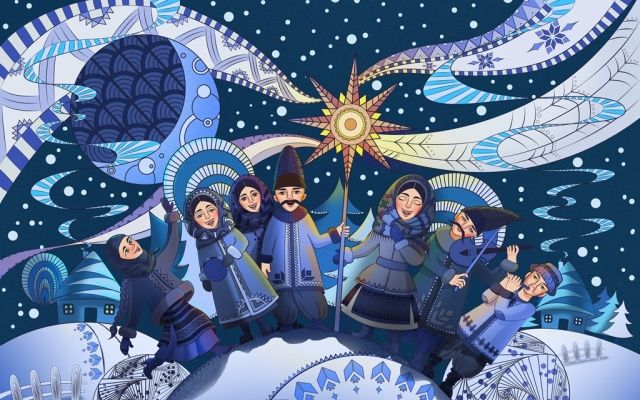 Красивые колядки на Рождество  колядки на Рождество