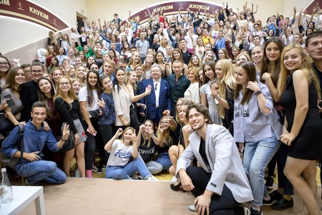 Олег Винник провел первый мастер-класс для студентов Олег Винник