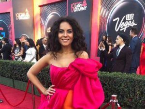 Судья «Х-фактор»-9 Настя Каменских на Latin Grammy Awards 2018