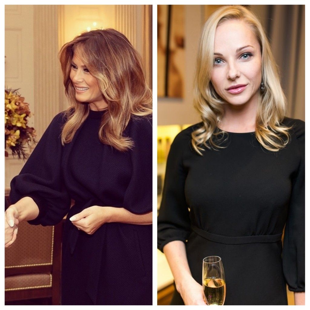 Даша Трегубова та Меланія Трамп