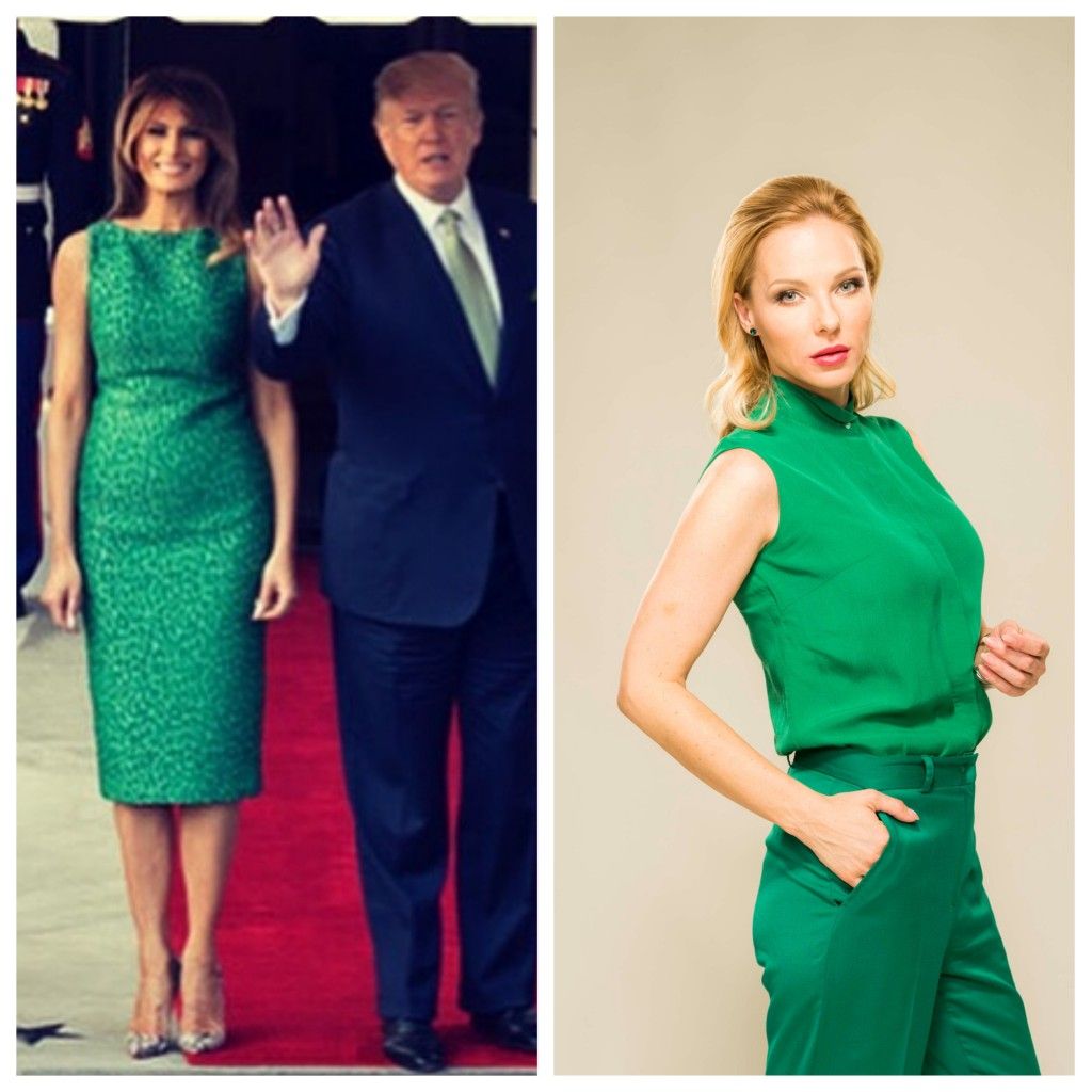 Даша Трегубова та Меланія Трамп