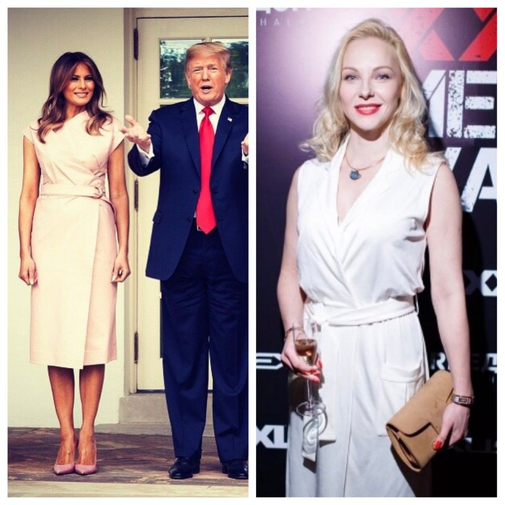 Даша Трегубова та Меланія Трамп