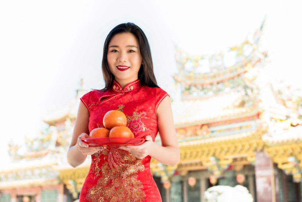 китайский новый год, мандарины