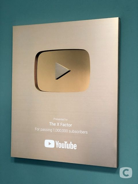 Проект «Х-фактор» отримав золоту кнопку YouTube Х-фактор получил золотую кнопку YouTube