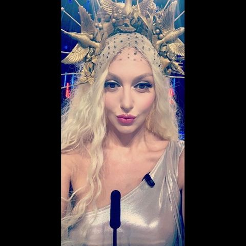 Оля Полякова вразила яскравим образом на зйомках «Х-фактор» оля полякова х фактор