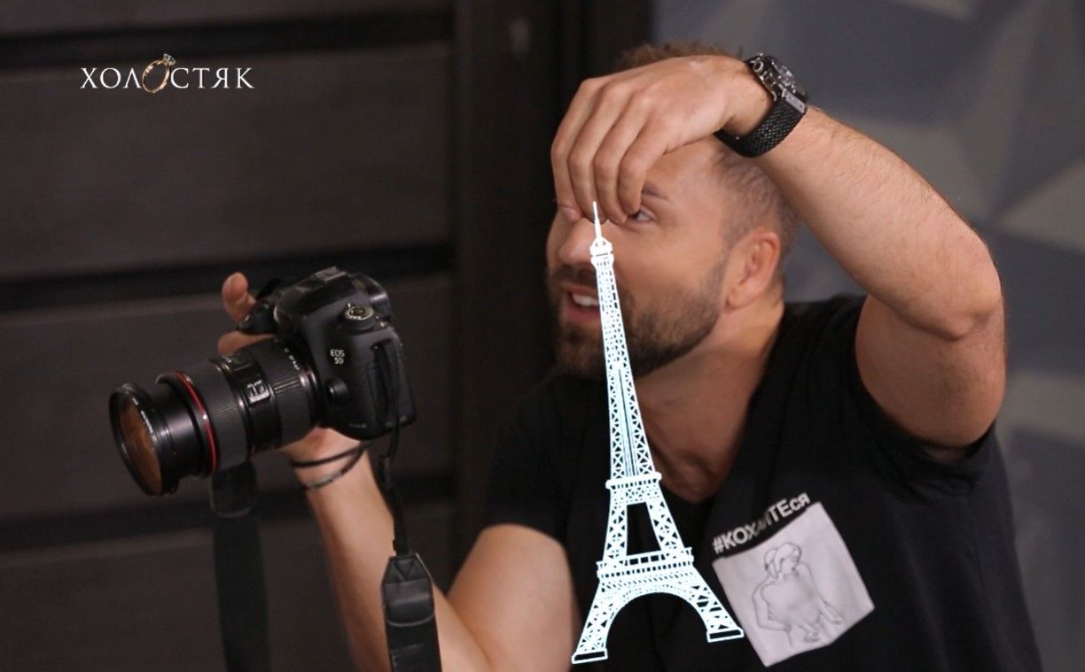 Фотосессия Холостяка с фонариком, или Креативный подход Макса Холостяк 10: видео с фотосессии Макса и Даны в 10 выпуске