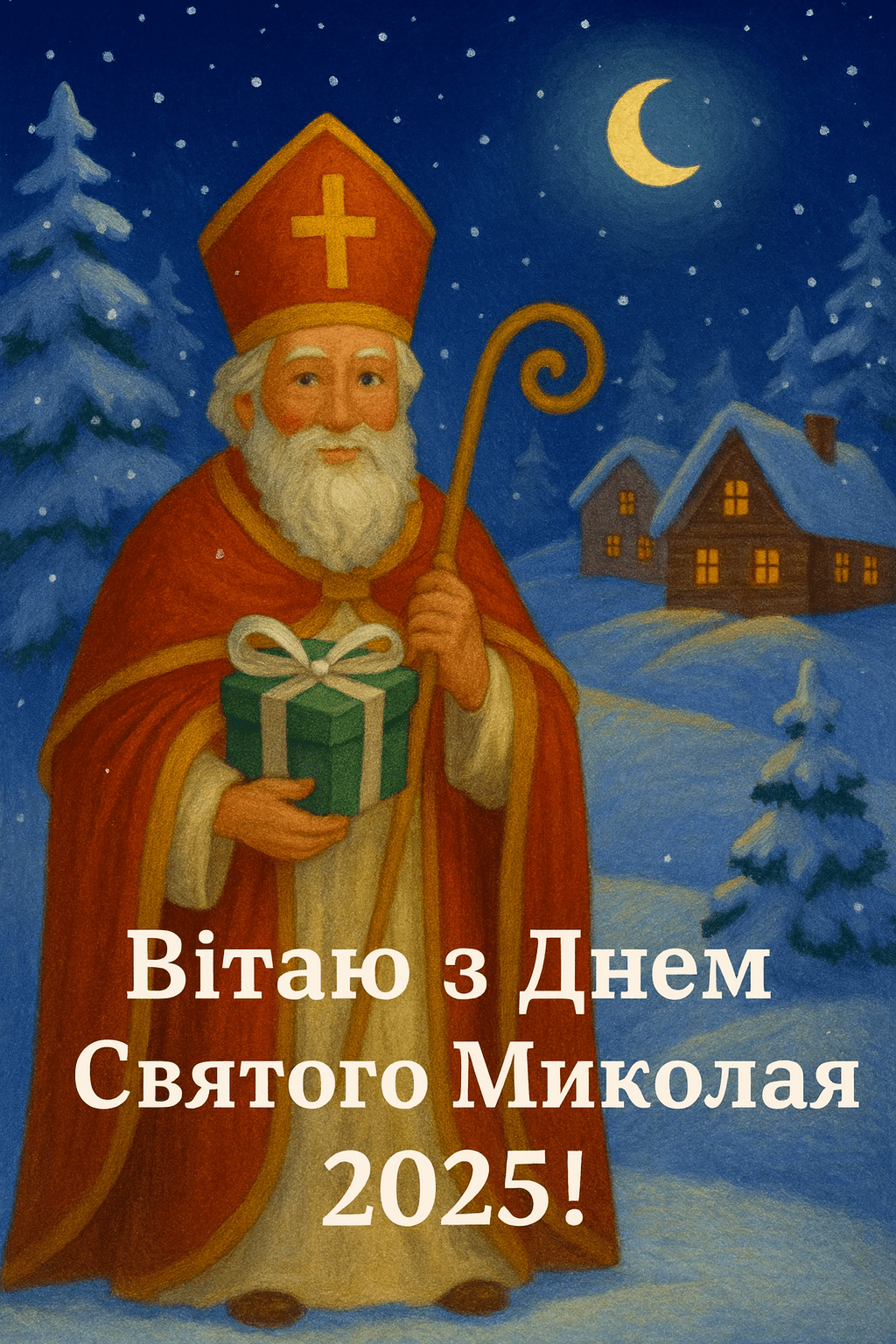 Привітання з Днем святого Миколая 2025