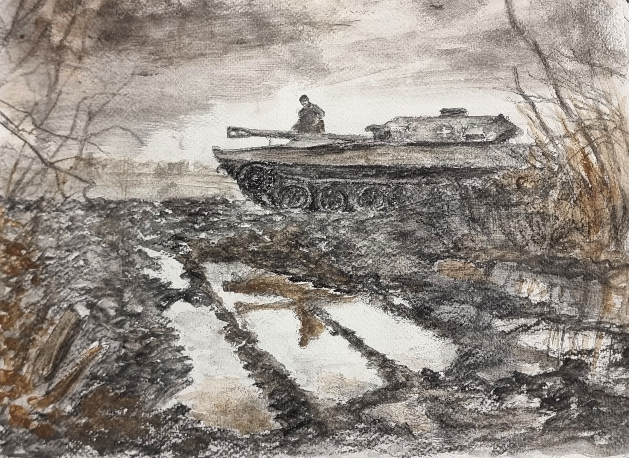 Те, що болить: у Національному музеї «Київська картинна галерея» відбудеться виставка про людей у війні У Національному музеї Київська картинна галерея відбудеться виставка Те, що болить