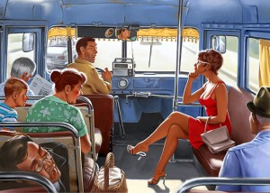 Наталья Холоденко учит знакомиться первой Transport