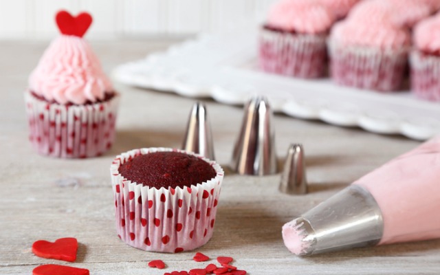 Капкейки на День святого Валентина капкейки на День Святого Валентина