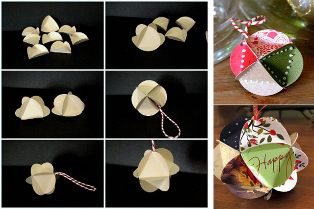 ёлочные игрушки своими руками