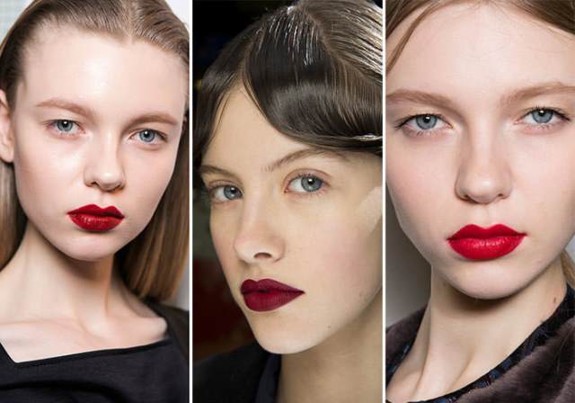 Який модний колір помади обрати у 2017 році? fall_winter_2016_2017_makeup_beauty_trends_red_lips