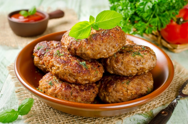 Котлеты с овсяными хлопьями