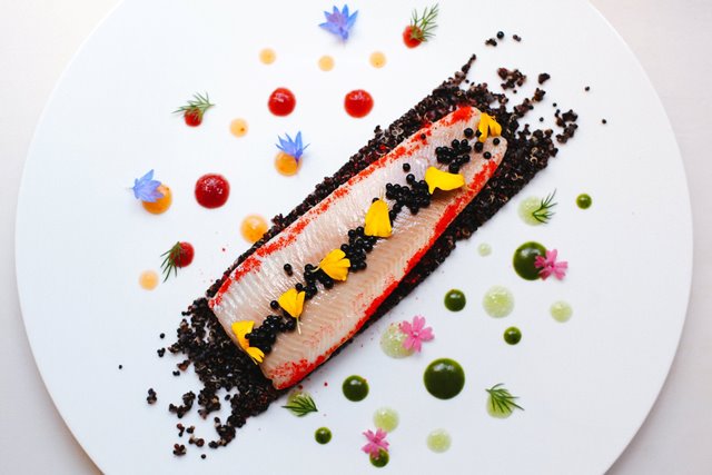 Форель с киноа от Юрия Ковриженко Форель с киноа рецепт