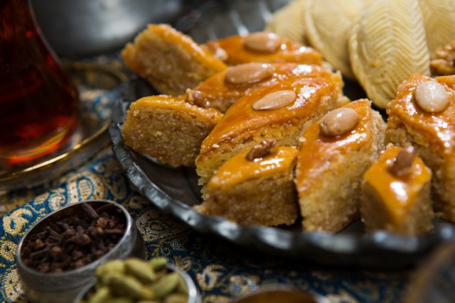 пахлава с миндалем рецепт