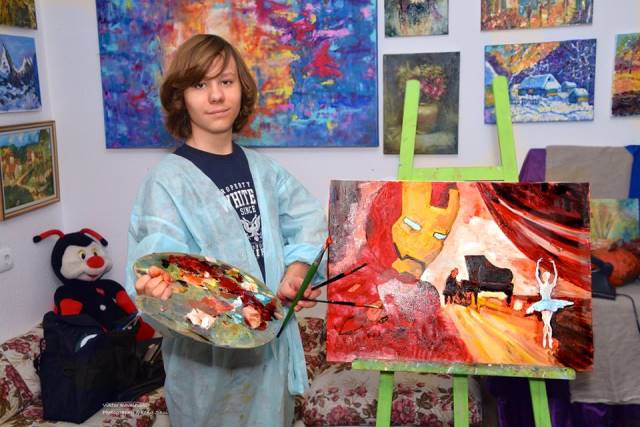 Украинские селебрити научились рисовать, чтобы помочь онкобольным детям! (ФОТО) aukcion antonio brasiliero johnson 2